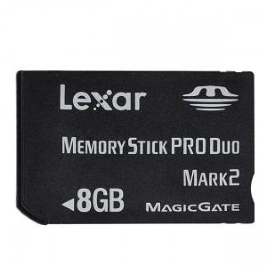 8GB Lexar Platinum II Memory Stick PRO Duo Mark2 Image