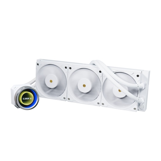 Lian Li Galahad II Trinity Performance ARGB Triple Fan Liquid Cooling Kit - White Image