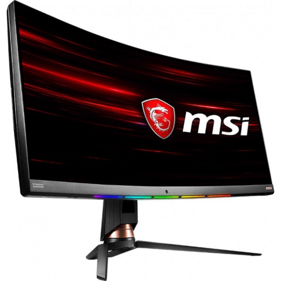 MSI MN Optix UltraWide 34-inch Quad HD LCD Monitor - Black, Red Image