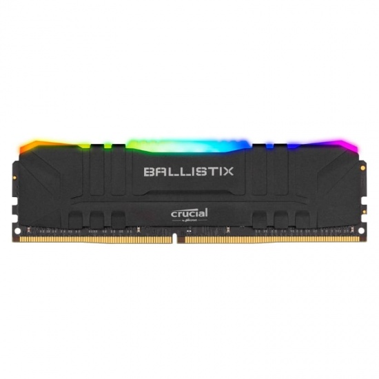16GB Crucial Ballistix RGB 3200MHz PC4-25600 CL16 1.35V DDR4 Single Memory Module - Black Image