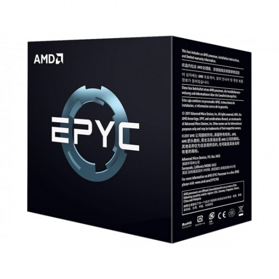 AMD EPYC 7261 2.5GHz 64MB Cache L3 CPU Desktop Processor Boxed Image
