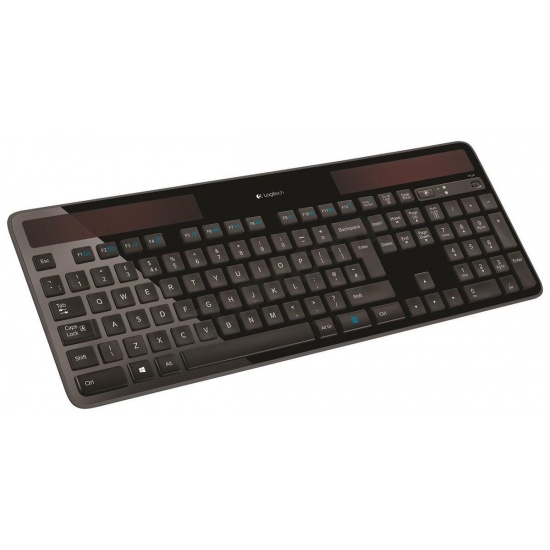 Logitech K750 Solar Powered Wireless Keyboard - German Layout Image