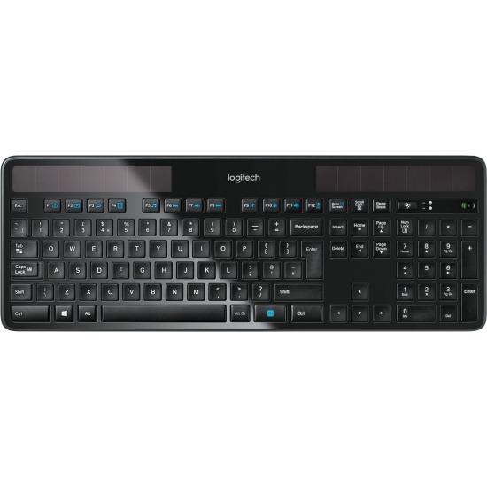 Logitech K750 Solar Powered Wireless Keyboard - UK Layout Image