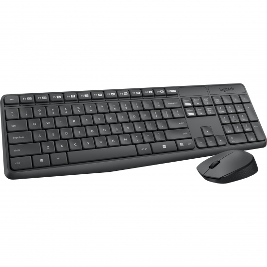 Logitech MK235 Wireless Mouse and Keyboard Combo USB - US Layout Image