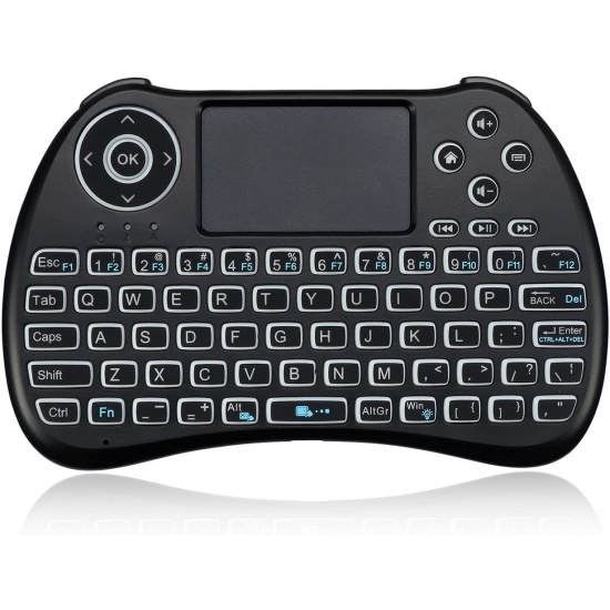 Adesso SlimTouch 4040  RF Wireless QWERTY Keyboard - US English - Black Image