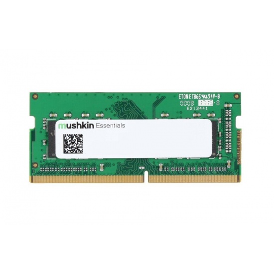 16GB Mushkin Essentials DDR4 3200MHz PC4-25600 CL22 SO-DIMM Laptop Memory Module Image