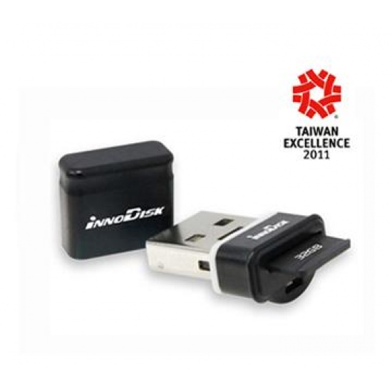 8GB nanoUSB Dual Plug-and-Forget USB2.0 Flash Drive with microSDHC reader Image