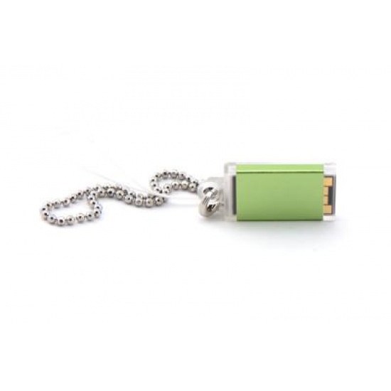 4GB NEON Turbo Slide HiSpeed USB2 Flash Drive ultra-compact (Green) Image