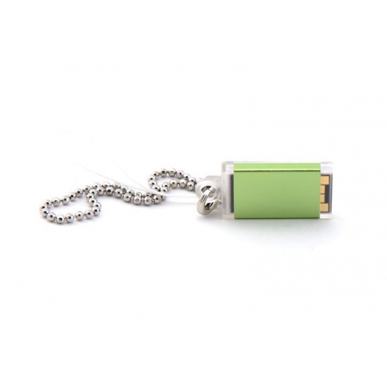 8GB NEON Turbo Slide HiSpeed USB2 Flash Drive ultra-compact (Green) Image