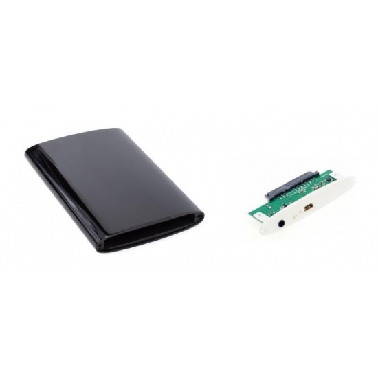 USB3.0 External Hard Drive enclosure for 2.5-inch SATA HDD (Black aluminium) Image