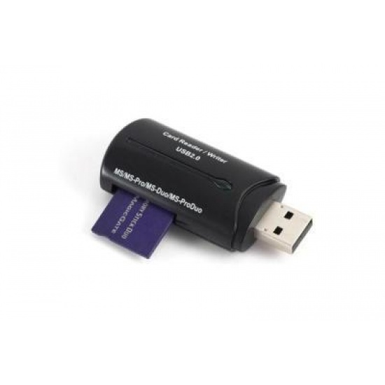 NEON 17-in-1 USB2.0 External Memory Stick Card Reader (Black) Image