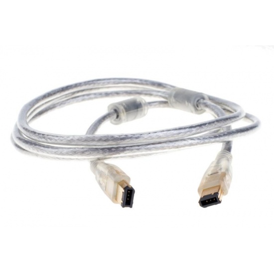 FireWire IEEE 1394 Cable 6-pin male to 6-pin male (180cm) gold plated Image