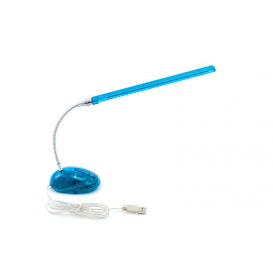 NEON USB powered desktop lamp Blue Image