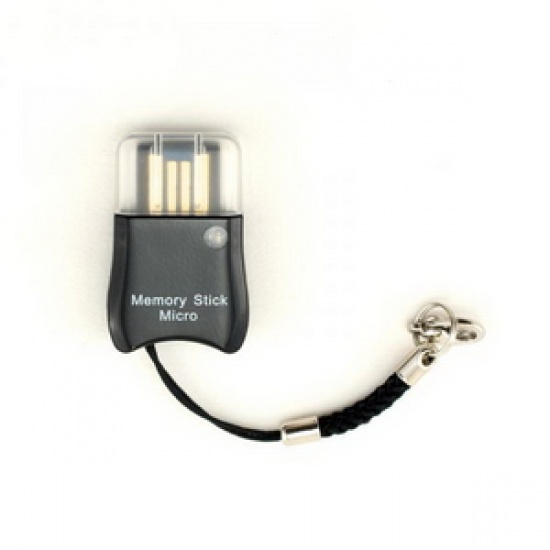 NEON Mini Memory Stick Micro (M2) USB Card reader Black Image