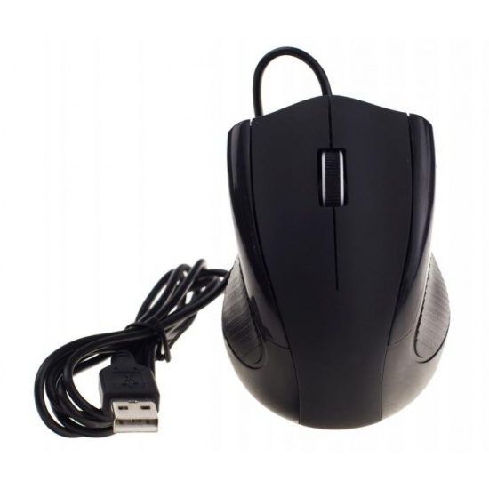 NEON Optical USB Mouse M823B Dual-button with scroll-wheel Black Image