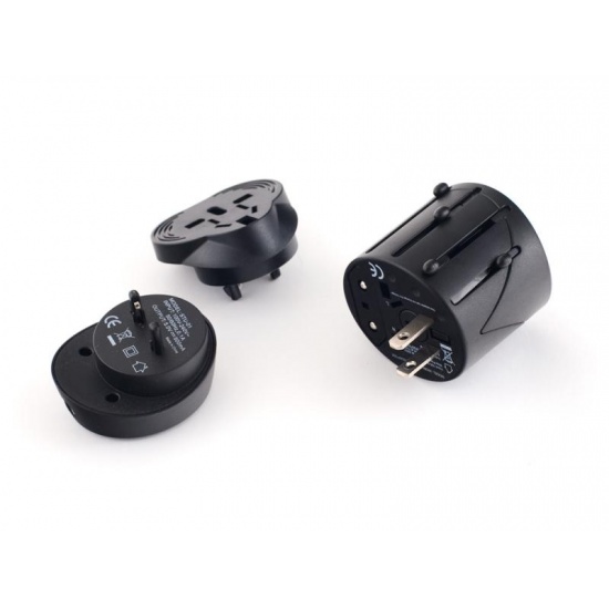NEON Universal Worldwide Travel Adapter Universal + USB port Image