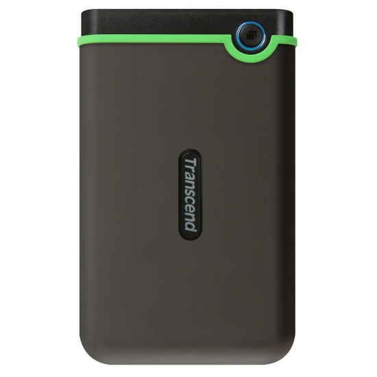 500GB Transcend StoreJet 25M3 USB3.1 Slim Portable Hard Drive Shock-Resistant Image