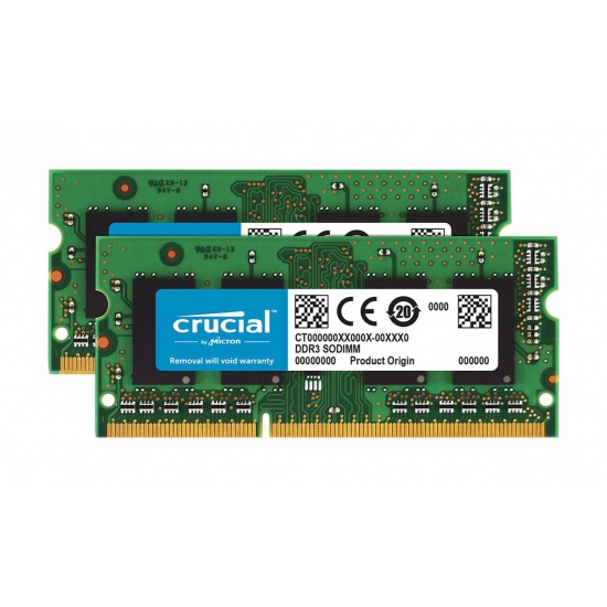 16GB Crucial DDR3 SO DIMM PC3-14900 1866MHz CL13 1.35V Dual Memory Module (8GB x 2) - Apple iMac with Retina 5K Late 2015 Image