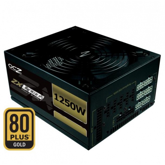 OCZ ZX Series 1250W Max-Performance Power Supply 80+ Gold (Universal UK/EU version) Image