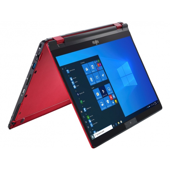 Fujitsu Lifebook U9310x Intel i7 16GB DDR3-SDRAM 13.3-inch 512GB SSD Touchscreen Flip Design Laptop - Red Image