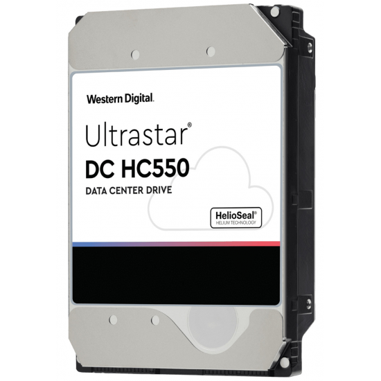 16TB Western Digital Ultrastar DC HC550 3.5 Inch Serial ATA III 7200RPM Internal Hard Drive Image