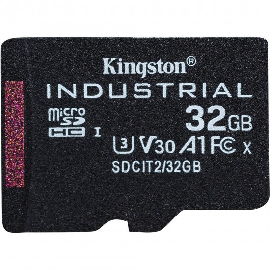 32GB Kingston Technology Industrial UHS-I Class 10 Micro SDHC Memory Card Image