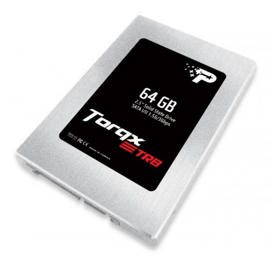 64GB Patriot Torqx TRB SATA 2.5-inch Solid State Disk (64MB cache, 260MB/sec read, 115MB/sec write) Image