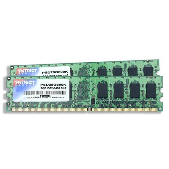 8GB Patriot DDR2 Signature Series PC2-6400 800MHz CL6 Dual Channel kit (2x4GB) Image