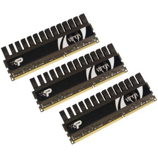 6GB Patriot DDR3 PC3-12800 Viper2 (8-8-8) Triple Channel kit w/ free 3DMark Vantage bundle Image