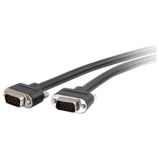 C2G HD15 Male to HD15 Male VGA Cable 25ft length - Black Image
