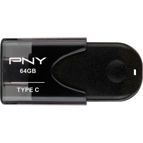 64GB PNY Elite USB 3.1 Type-C Flash Drive - Black Image