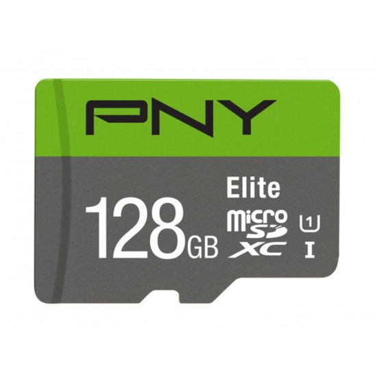 128GB PNY Class 10 MicroSDXC 85MB/sec UHS-I Memory Card Image