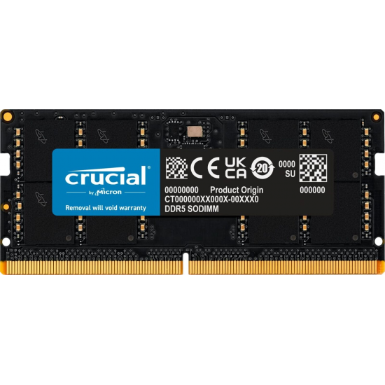 32GB Crucial DDR5 4800MHz CL40 Memory Module (1x32GB) Image