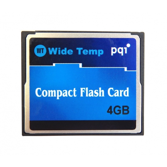 4GB PQI Industrial Temperature Range CompactFlash Card AC65 (With Samsung SLC Flash) Image