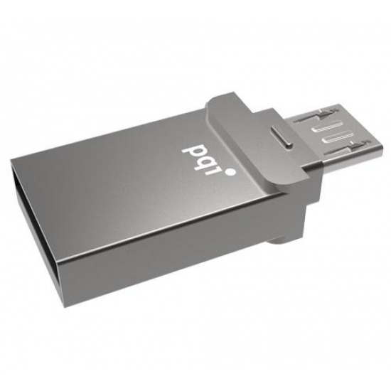 32GB PQI Connect 201 USB and micro USB OTG Storage Drive for Android devices Image