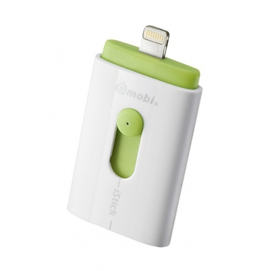16GB PQI Gmobi USB iStick for iPhone, iPad, iPod with Lightning connection Green Edition Image