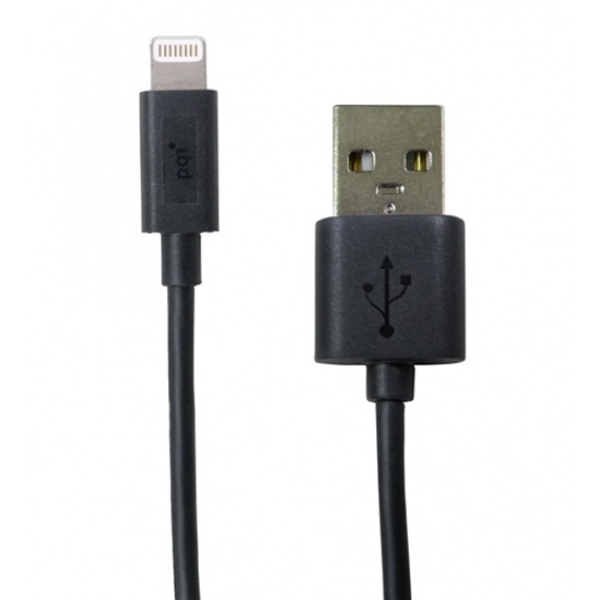 PQI i-Cable Lightning 100 Black Charging Cable for Apple iPhone/iPad/iPod (100cm) Image