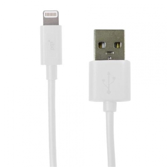 PQI i-Cable Lightning 180 White Charging Cable for Apple iPhone/iPad/iPod (180cm) Image