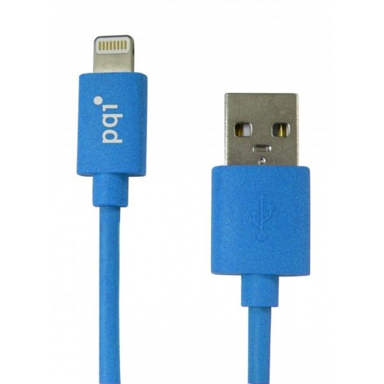PQI i-Cable Lightning 100 Blue Charging Cable for Apple iPhone/iPad/iPod (100cm) Image