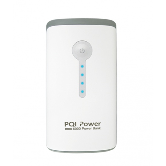 PQI i-Power 6000 Compact Power Bank (White) 6000mAh / 5V / 2.5A Image
