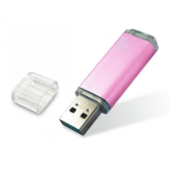 32GB PQI U273V Traveling Disk USB Flash Drive - Pink - USB3.0 Image