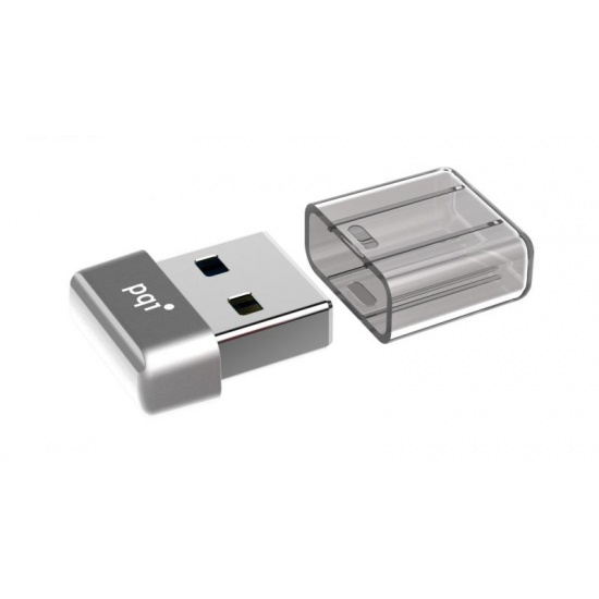 32GB PQI U603V USB3.0 Ultra-small Flash Drive Silver Edition Image