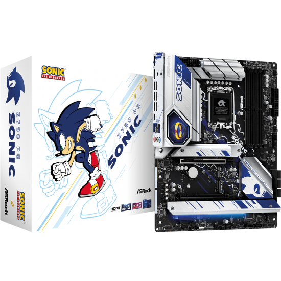 Asrock Z790 PG Sonic Intel Z790 LGA 1700 ATX DDR5-SDRAM Motherboard Image