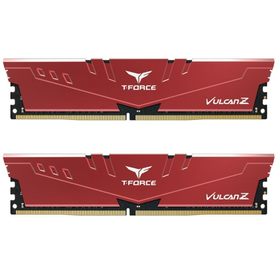 16GB Team Group Vulcan Z DDR4 3200MHz CL16 Dual Channel Memory Kit (2 x 8GB) - Red Image
