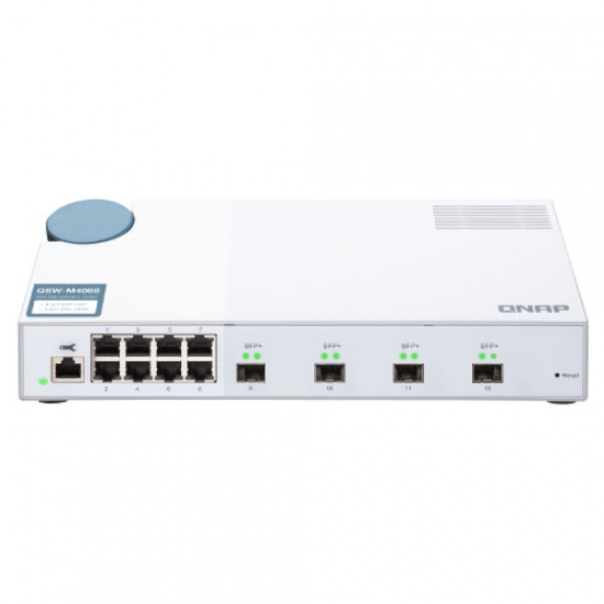 QNAP QSW-M408S 8-port 10Gbps SFP+ Managed Switch Image