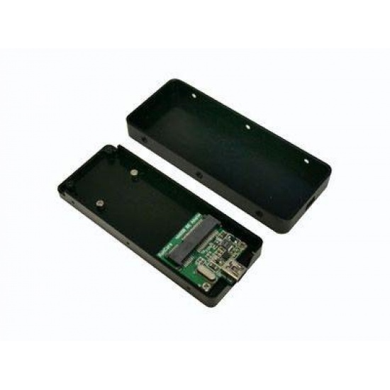 RunCore 70mm/50mm PATA IDE Mini PCI-e External USB Enclosure incl. USB cable Image