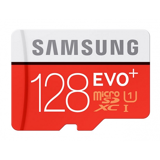 128GB Samsung EVO PRO microSDXC CL10 UHS-1 Memory Card (transfer up to 80MB/sec) Image
