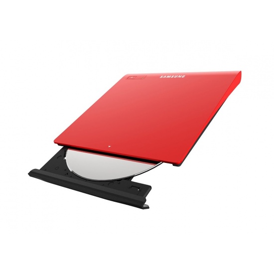 Samsung Ultra-Slim External DVD Writer USB (8x DVD /24x CD) Red SE-208 Image