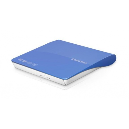 Samsung Slim Portable External DVD Writer USB (8x DVD / 24x CD) Blue SE-208DB Image