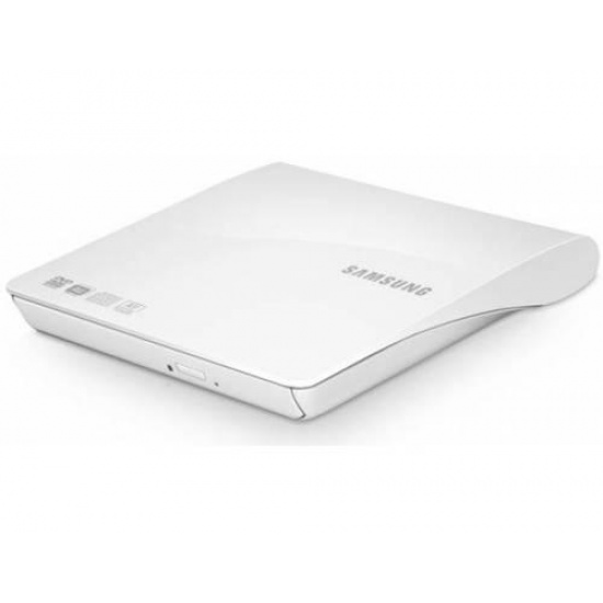 Samsung Slim Portable External DVD Writer USB (8x DVD / 24x CD) White SE-208DB Image